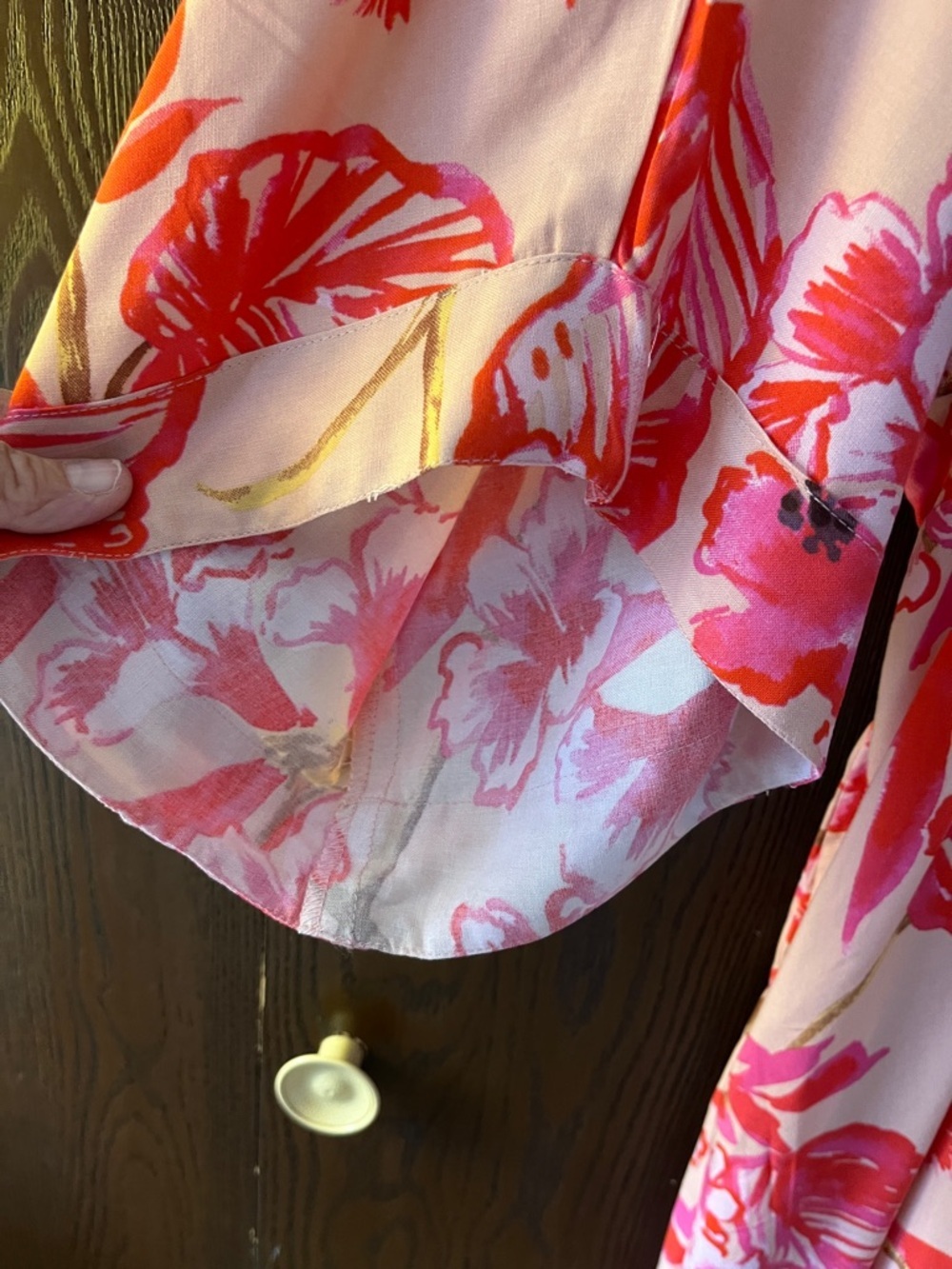 Onshore 3/4 sleeved one size maxi flowery dress. NWT - Picture 5 of 13
